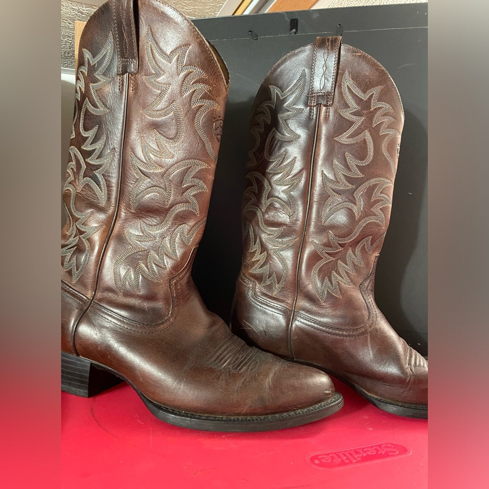 Artiat Men’s Cowboy Western Boots Leather